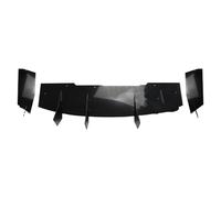 BIISVM per Ford per Mustang 2024-2025 per Eco/GT con Doppio Scarico Auto Body Kit Spoiler Splitter Un Set Diffusore del Paraurti Posteriore Labbro Paraurti Posteriore Splitter