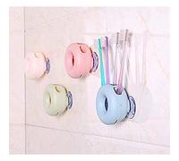 Biitfuu Strong Angy Backt - Staffa da Orto del Dente per da Parete del Bagno - Tiene 4 Spazzolini da Denti, Rasatura del Rasoio e Altro Ancora Mantenere il Bagno Pulito e Pulito (BLUE)