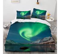 BIJOOT Copripiumino Morbida Microfibra Cielo Stellato Copripiumino Matrimoniale Stampa 3D Copripiumino 3D Con 2 Pezzi 50X75Cm Federe 240X260 Cm