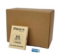 Bijoux - 20 Batterie A23 Alcalina, Pila A23/E23A a Lunga Durata, Tensione Stabile per Telecomandi, Cancelli Automatici, Allarmi e Dispositivi Elettronici Compatibili, 20 Confezioni da 1 Pezzo