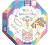 Bijoux arc-en-ciel: Coffret avec tout le matériel pour réaliser 15 modèles