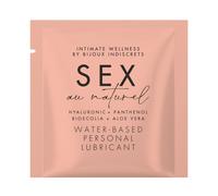 Bijoux Indiscrets Sex Au Naturel Hyaluronic + Panthenol + Bioecolia + Aloe Vera Water-Based Personal Lubricant Sachette 2ml