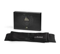 Bijoux Indiscrets Shhh Blindfold - foulard bondage in raso premium (nero)