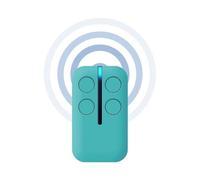 Bijoux - Telecomando Universale Multifrequenza 330Mhz-868Mhz, Compatibile con Cancelli, Garage, Saracinesche, Tapparelle, Porte Elettriche, 4 in 1 con Rolling Code e Codice Fisso, Tecnologia AMC, Blu