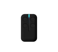 Bijoux - Telecomando Universale Multifrequenza 330Mhz-868Mhz, Compatibile con Cancelli, Garage, Saracinesche, Tapparelle, Porte Elettriche, 4 in 1 con Rolling Code e Codice Fisso, Tecnologia AMC, Nero