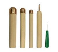 Bijuan Kit per Scheggiatura Selce e Ossidiana per Amatori e Professionisti | Kit completo per lavorare selce e ossidiana include punteruolo sminuzzatrice a pressione e borsa resistente per trasportare.