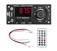 Bijuan MP3 Decoder Board Car Audio USB TF FM BT 5.0 Amplificatore Pro Kit | La modalità di registrazione USB con ingresso TF consente di salvare direttamente playlist e note vocali; 2 uscite da 50 W