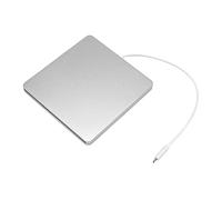 Bijuan Unità CD/DVD esterna USB-C - 24x CD, 8x DVD, USB-C supportato Ready | Il design ultra sottile ti permette di portarlo in una borsa; per viaggi, viaggi d'affari e remoto ovunque.