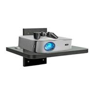 BiJun Mensola per TV da Parete, Mobiletto Sospeso, Montaggio a Parete, Centro Intrattenimento, Media Router, Unità per PS4/Decoder via Cavo/Lettori