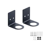 BiJun Portasapone, Porta Bottiglie di Sapone, Supporto a Parete Supporto per Barattoli da Appendere per Shampoo Scaffale in Piedi (argento, foro piccolo)
