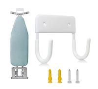 BiJun Supporto da parete per asse da stiro, gancio da parete, organizer per lavanderia