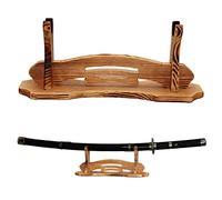 BiJun Supporto Katana con supporto per spada, supporto per spada samurai, supporto Katana, supporto per spada samurai, supporto in piedi, gancio da parete per Katana Wakizashi Tanto, supporto per