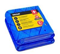 Bikain - Telo Impermeabile esterno - 3x5 metri - 70g/m2 Rinforzato - Occhie 3x5m