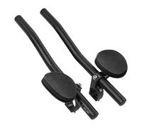 Bike Aero Bar - Extension In Lega Nera, Barre Di Braccio Di Corsa | Clist Di Resistenza Al Manubrio Di Clip Ergonomici, Ciclisti Di Supporto Di Lunga Durata Per Il Traduzione Del Triathlons Per Il Pen