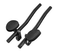 Bike Aero -Black Lega di Alluminio Tt Manubrio Ergonomico Bracciolo Rest Rars Road, Bici Da Montagna | Racing Aero Ciclisti Alla ricerca di prestazioni, Comfort E Aero