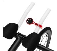 Bike AeroBar - Supporto GPS per computer Garmin Edge Explore, supporto GPS per bicicletta in alluminio per manubrio TT da 22,2 mm, torcia elettrica e action camera, compatibile con Bryton, Wahoo e