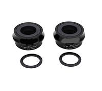 Bike Bottom Bracket Impermeabile, Accessori per Ciclismo Mountain e Road, 42mm, 68-73mm - Protezione Polvere, Design Integrato, Prestazioni Stabili (Nera)