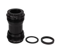 Bike Bottom Bracket Set, Press Type Bike Bottom Bracket with Sealed Bearings, Aluminum Alloy Frame for Mountain Bikes and Road Bikes, Compatible with 68/73 mm BB Shell