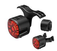 Bike Brake Light - IPX6 Waterproof Bicycle Coil con rilevamento Intelligente, 6 modalità di Illuminazione 100 Lumen, Automatico al Retro per Una Guida sicura