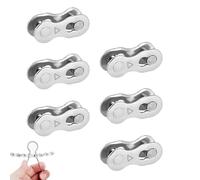 Bike Chain Quick Link - Connector Piece for Repair | Stainless Metal Build plus Locking & Polished Finish for Trekking, Racing, Touring and Road Biking Activity Needs Right