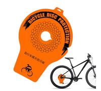 Bike Chain Shield - Grime Protector 18x5x0.5cm, Splash Prevention Cover | Metal Washer Guard Protective Wheel Brake Accessory For Motorbike Mountain Road Riding Travel Touring Repair