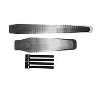Bike Chhelihl, per ciclismo, protezione di spruzzatura della resina universale, guardia del fango anteriore e posteriore, set da 1 coppia (Pattern griglia)