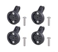 Bike Computer Extension Mount per Garmin Edge con fotocamera e luce Holder Adapter Set Plastica Nero 34mm (B set)