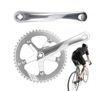 Bike Crank Crankset, High-Performance Aluminum Alloy Cycling Component, Professional Road and Trail Crank Arm Set for Racing, City Commuting, Daily Fitness, Mountain Riding