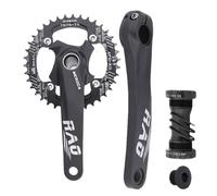 Bike Crank - Cranset A Catena Integrata, Braccio Vuoto da 170 Mm | Spicket di Inferiore in Lega di Alluminio, Marcia A Pedale Durevole, di Assi per Manovella Leggera, Kit di Componenti