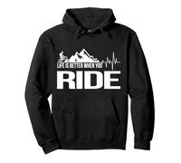 Bike Downhill MTB Mountainbike Outfit Enduro Felpa con Cappuccio
