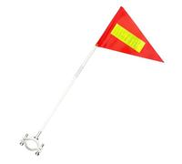 Bike Flags -ATV Flags With Pole | Reflective Waterproof Adjustable Flag With Pole For Kids Camping Outdoor | Bike Safety Accessories Home Work Travel Survival Hiking Backyard Riding Golf Cart