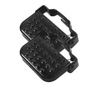 Bike Foot Plates - Anti-Slip Rear Pedals, Compact Folding Foot Rests | Heavy-Duty Passenger Bike Pedals, Strong Metal Support, Cyclist Comfort Solution, Road & Trail Riding Gear, Bike Travel Utility