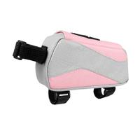 Bike Frame Bag - 1L Waterproof Bicycle Front Storage Pouch Pack | Sturdy Compact Triangle Frame Bag with Zipper Pocket, Easy Installation, Lightweight Design for Roads, Travel, Commuting and Outdoor