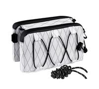 Bike Frame Bag - 8x12cm Waterproof Seat Pack for Commuting, Outdoor Riding with Water-Resistant Function, Cycling Pouch for Phone & Tools, Sturdy Nylon, Easy Mounting Use