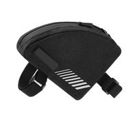 Bike Frame Bag - Triangle 0.4L Storage Pouch | Reflective Bicycle Front Frame Bag, Compact Bicycle Organizer, Lightweight Outdoor Gear For Men Women Hiking Mountain Road Commuting Adventures