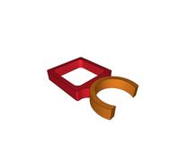 Bike Frame LED Battery Mount Compatible with Standard LED Light Packs