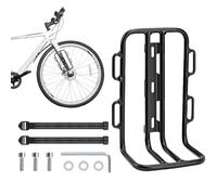 Bike Front Rack - Front Bicycle Cargo Rack Large Capacity