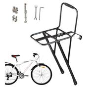 Bike Front Rack - Heavy Duty Touring Cargo, Quick Release Steel Support Frame for Mountain and Dirt Cycling, Long Distance Travel Gear Mounting Solution | Suitable Adventure Riding, Trekking
