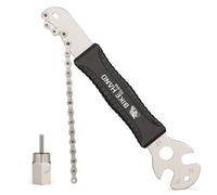 BIKE HAND Kit di estrattore per cassetta della bicicletta, con frusta per catena, estrattore per anelli di bloccaggio e chiave per pedale da 15 mm, compatibile con Shimano SRAM HG 7-12 cassette