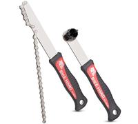 BIKE HAND Set di frusta a catena e estrattore - Strumento per catena e anello di sicurezza per installazione e rimozione di cassette Shimano HG/pignoni liberi MTB, bici da corsa 7 8 9 10 11 velocità