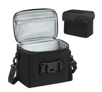 Bike Handlebar Bag, Thermal Cooler Pouch, Ampia Capacity Storage, Lightweight Reusable Design, Insulated Food Holder, for Cycling, Mountain Biking, Commuting, Outdoor Rughe