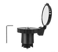 Bike Handlebar End Mirror Acrylic Convex Lens 40m View(B) | HD acrylic convex lens, 40m wide field view, enhances riding safety, clear rear vision, design