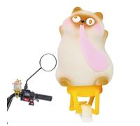 Bike Handlebar Figurine - Cartoon Animal Decoration, Scooter Stem Toy | Fun Accessory With Easy Clip Design And Cute Creative Style, Playful Ornament Kids Cycling Riding Outdoor