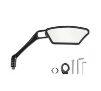 Bike Handlebar Mirror Universal Adjustable - Rotatable Scratch-Resistant | |Wide Angle View & Secure Clamp Mount - Rotatable Scratch-Resistant - Bike Handlebar Mirror Universal Adjustable - Lens