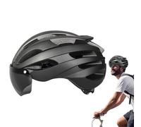 Bike Helmets, Lightweight Protective Gear, Breathable Shell with Removable Sun Visor, Adjustable Fit System, Sturdy Material, Shock-Absorbing Liner, Bicycles, Scooting, Skating