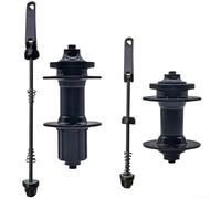 Bike Hub 2 cuscinetti, 32 fori per raggi, compatibile con 8 cassette a 10 velocità, lega di alluminio e acciaio inossidabile, asta a sgancio rapido da 5 mm per lunghezze asse anteriore 100 mm e