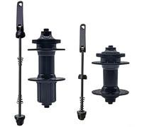 Bike Hub 2 cuscinetti 32 fori per raggi compatibile con cassette a 8/9/10 velocità Asse a sgancio rapido 5 mm anteriore 100 mm posteriore 135 mm lega di alluminio e acciaio inossidabile (anteriore e
