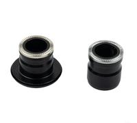 Bike Hub Adapter QR to Thru Axle 9-15mm Front | Converts quick release front hub, M9 to 15mm shaft, 100mm opening width, aluminum build