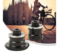 Bike Hub Adapter QR to Thru Axle 9-15mm Front | Converts quick release front hub, M9 to 15mm shaft, 100mm opening width, aluminum build