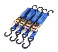 Bike It 4 Pezzi Nottolino Arresto Chiusura Cinghie Blu